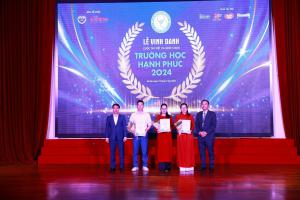 TRƯỜNG ĐOÀN THỊ ĐIỂM HẠ LONG ĐƯỢC VINH DANH TOP 10 TRƯỜNG LIÊN CẤP HẠNH PHÚC NĂM 2024-2025