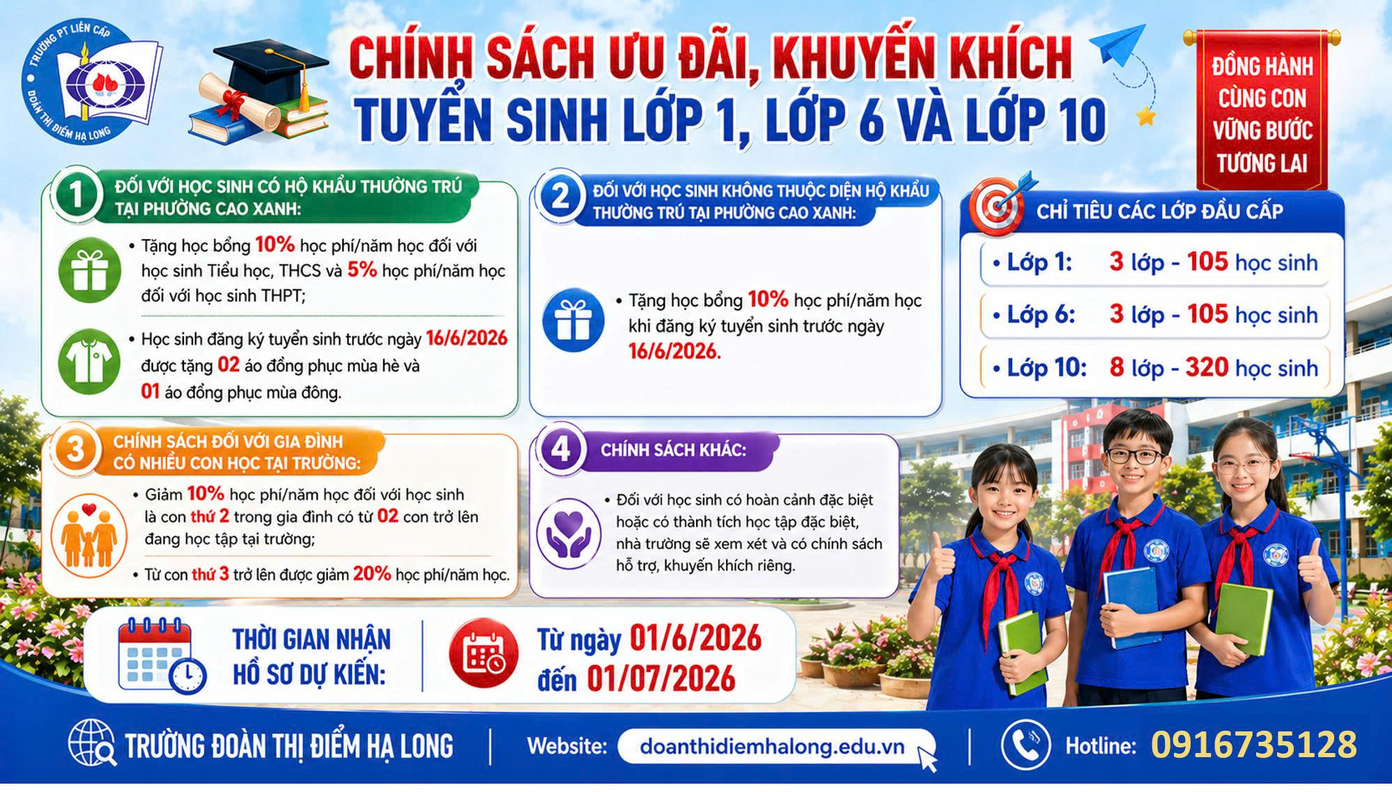 Trường Đoàn Thị Điểm Hạ Long