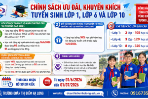 Tuyển sinh năm học 2026-2027